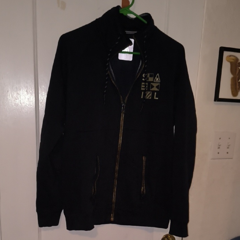 Gaastra | Black Hoodie with Gold Accents